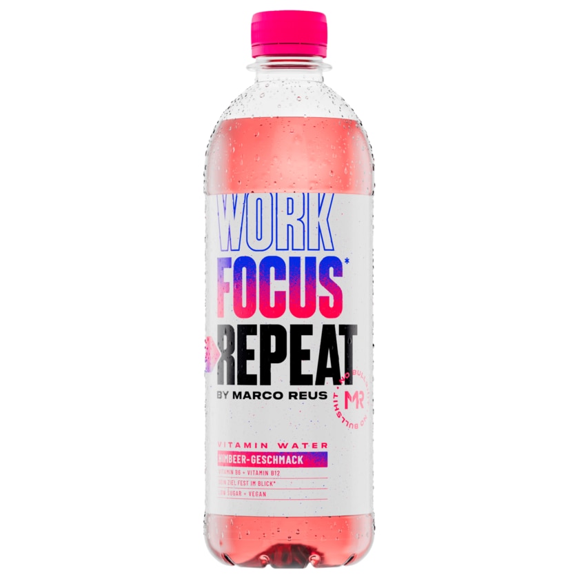 Repeat Work Focus Vitamin Water Himbeere 0,5l